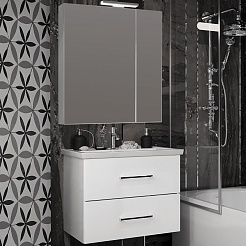 Opadiris Мебель для ванной Арабеско 70 подвесная белая – фотография-1